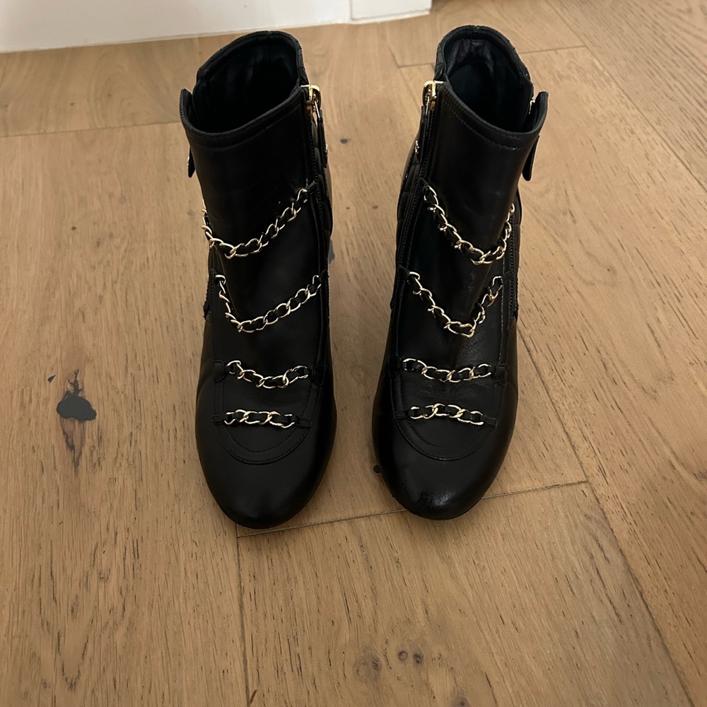Chanel Boots with chain detail